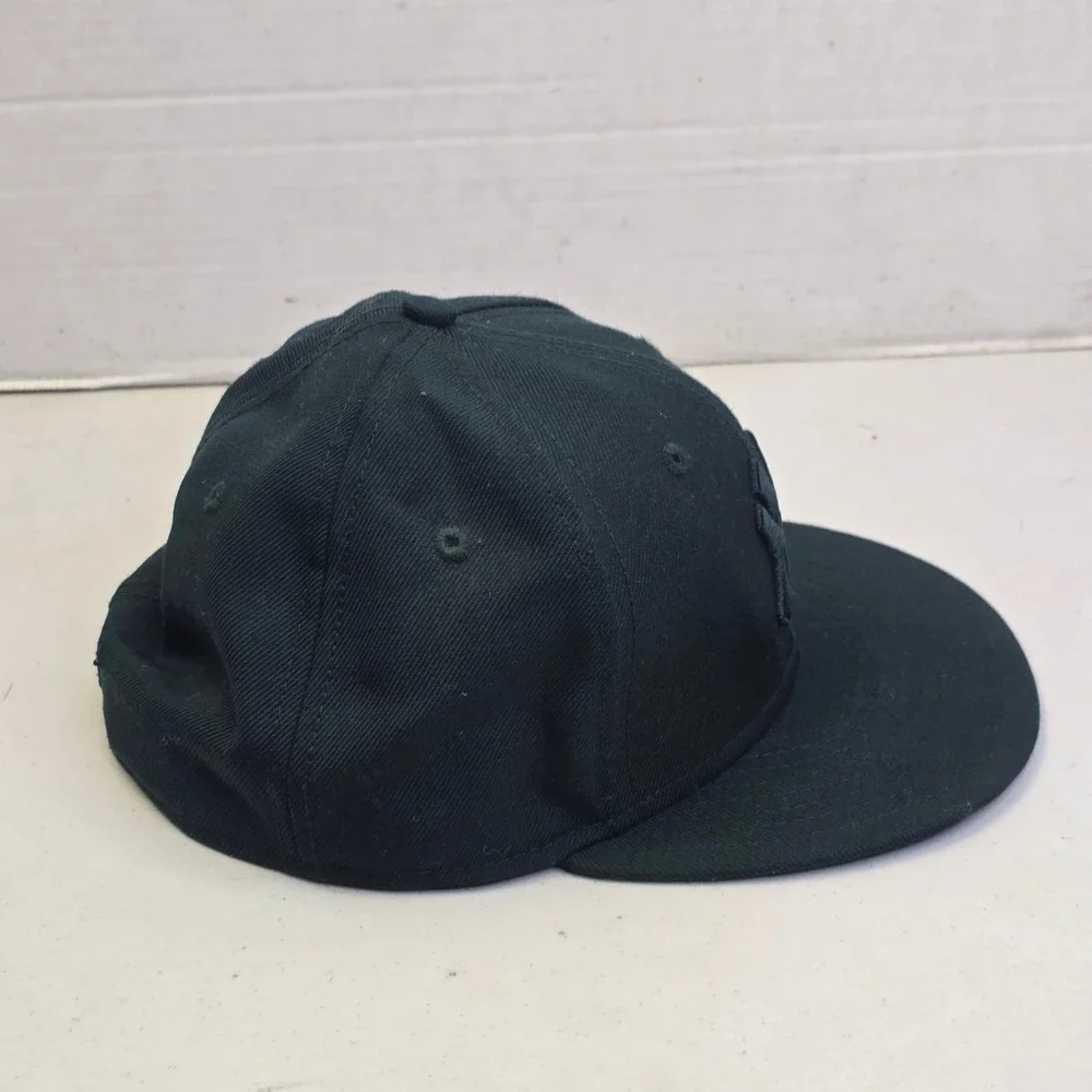 New Era Men's 59FIFTY New York Yankees Fitted Hat 7 1/2 Dark Green Wool Cap U7